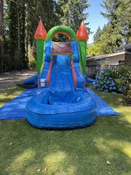 IMG 0517 1687494824 Blue/Orange Bounce House W/Slide (Wet)