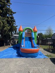 IMG 2146 1687494460 Blue/Orange Bounce House W/Slide (Dry)