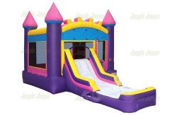 CO 1529 B 32.ma 1715151066 Dream Pink with Pool Bounce House W/Slide